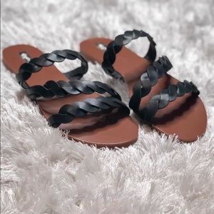 Black Strappy Sandal